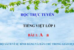 Video bài học Tiếng Việt lớp 1